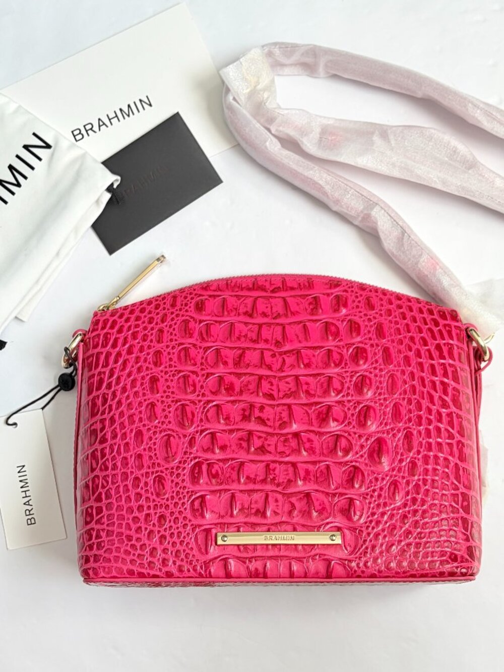 BRAHMIN Mini Duxbury Shoulder Crossbody Bag Sweetheart Solid Melbourne